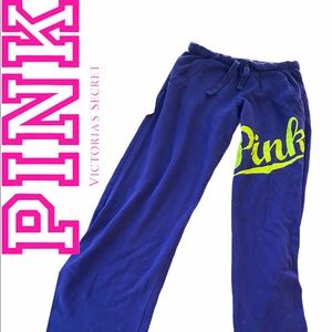 Pink athletic pants